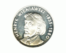 Polen 100 Zlotych Silber 1979 Henryk Wieniawski