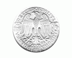 Polen 100 Zlotych Silber 1966 Mieszko Dabrowka