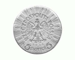 Polen 5 Zlotych Silber 1936 
