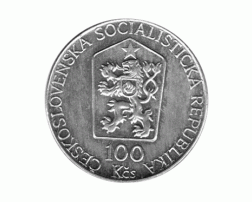 100 Korun, Tschechoslowakei, 1989