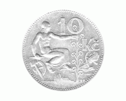 10 Korun, Tschechoslowakei, 1932