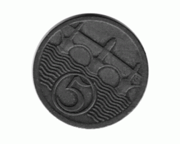 5 Korun, Tschechoslowakei, 1929