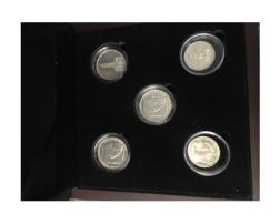 Sammlung DR Silbermünzen in der Kassette