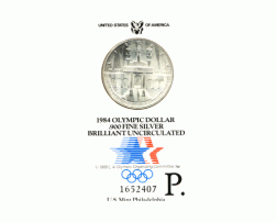 1 Dollar USA, Silbermünze 1984, Olympische Spiele, Los Angeles