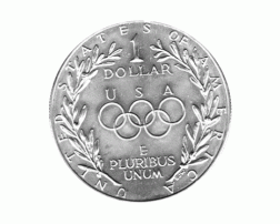 1 Dollar USA, Silbermünze 1984, XXIV Olympische Sommerspiele in Seoul