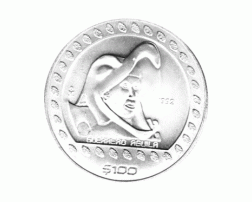 100 Pesos 1992 Mexico - Guerrero Aguila