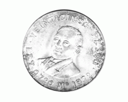 25 Pesos 1972 Mexico, Benito Pablo Juarez Garcia