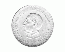 1 Pesos 1957 Mexico,