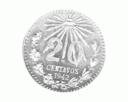 20 Centavos 1942 Mexico
