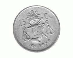 25 Centavos 1952 Mexico