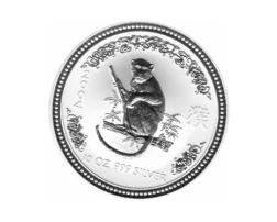 Lunar I Silbermünze Australien Affe 10 Unzen 2004 Perth Mint
