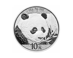 China Panda 1 Unze 2018