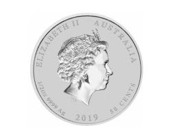 Lunar II Silbermünze Australien Schwein 1/2 Unze 2019 Perth Mint