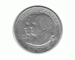 Halve Dollar 1923 Monroe Diktrin 1/2 Silber Dollar