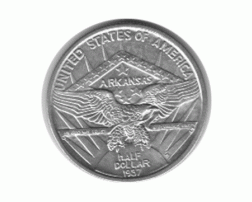 Halve Dollar 1936 Arkansas 1/2 Silber Dollar