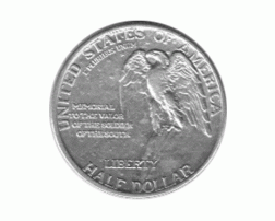 Halve Dollar 1925 Stone Mountain 1/2 Silber Dollar