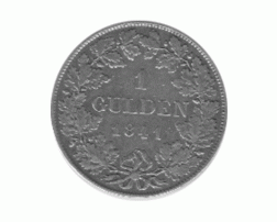 Altdeutschland Württemberg Gulden Wilhelm 1841
