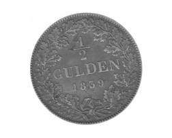 Bayern König Ludwig I 1/2 Gulden 1839