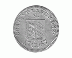 Altdeutschland Nürnberg 2 1/2 Kreuzer 1767 