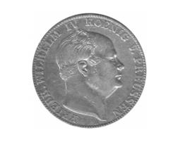 Altdeutschland Preussen Silber Taler Preussen 1857 Friedrich Wilhelm IV