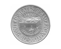 Halve Dollar 1936 New York County Maine 1/2 Silber Dollar