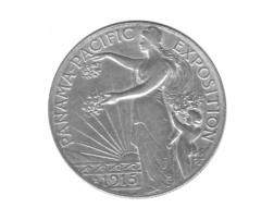 Halve Dollar 1915 Panama Pacific Exposition 1/2 Silber Dollar