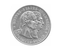 USA 1 Dollar 1900 Lafayette Gedenkmünze