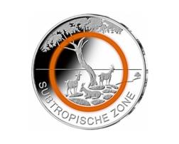 5 Euro Silber Gedenkmünze ST 2018 Subtropische Zone