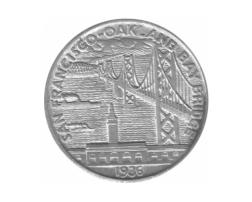 Halve Dollar 1936 San Francisco Oakland Bay Bridge