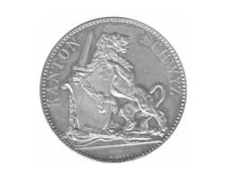 Schweiz 5 Franken 1867 Schwyz Schützentaler