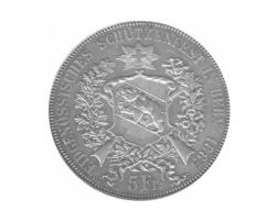 Schweiz 5 Franken 1885 Bern Schützentaler
