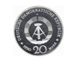 DDR Brandenburger Tor 20 Mark PP 1990