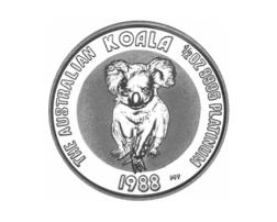 Australien Platin Koala 1/2 Unze kaufen und verkaufen