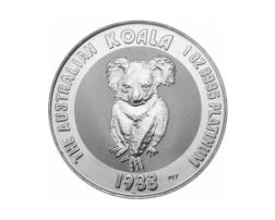 Platin Koala 1 Unze 1988 Australien Perth Mint