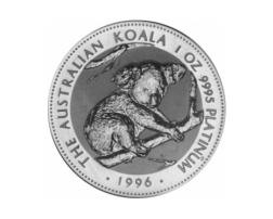 Platin Koala 1 Unze 1996 Australien Perth Mint