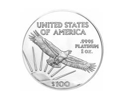 American Eagle Liberty Platin 1/2 Unze