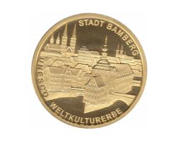 100 Euro Goldmünze 2004 UNESCO Weltkulturerbe Stadt Bamberg