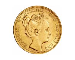 10 Gulden Königin Wilhelmina 1911-1913 Niederlande Holland