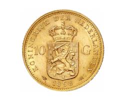 10 Gulden Königin Wilhelmina 1911-1913 Niederlande Holland
