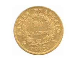 20 Franc Frankreich Napolen I mit Kranz 1799-1814 