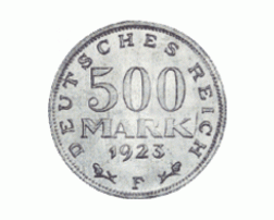 Kursmünze 500 Reichsmark