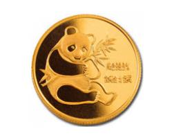 China Panda 1 Unze 1982 Goldpanda 100 Yuan