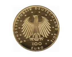100 Euro Goldmünze 2012 UNESCO Weltkulturerbe Stadt Aachener Dom