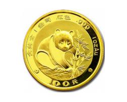 China Panda 1/4 Unze 1988 Goldpanda 25 Yuan