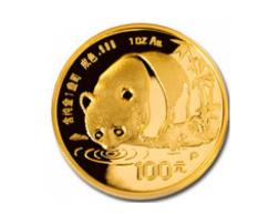 China Panda 1/10 Unze 1987 Goldpanda 10 Yuan
