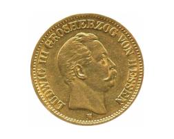 20 Mark Kaiserreich Hessen 1872-1873 Ludwig Jaeger 214