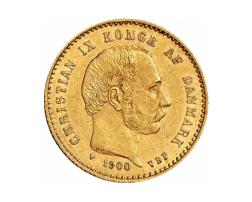 10 Kronen Dänemark Christian IX 1873-1931