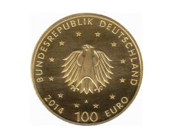 100 Euro Goldmünze 2014 UNESCO Weltkulturerbe Kloster Lorsch