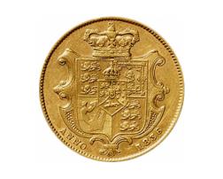 Sovereign 1 Pfund William IV 1835