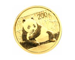 China Panda 1/2 Unze 2015 Goldpanda 200 Yuan